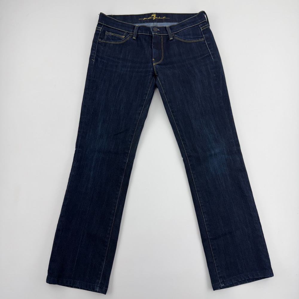 7 For All Mankind Straight Leg Dark Wash Jeans Size 27 U190N359S-359S